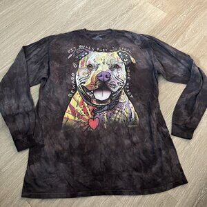The mountain 2013 Size 3xl Pitbull dog shirt Artsy Dog Lover Long Sleeve